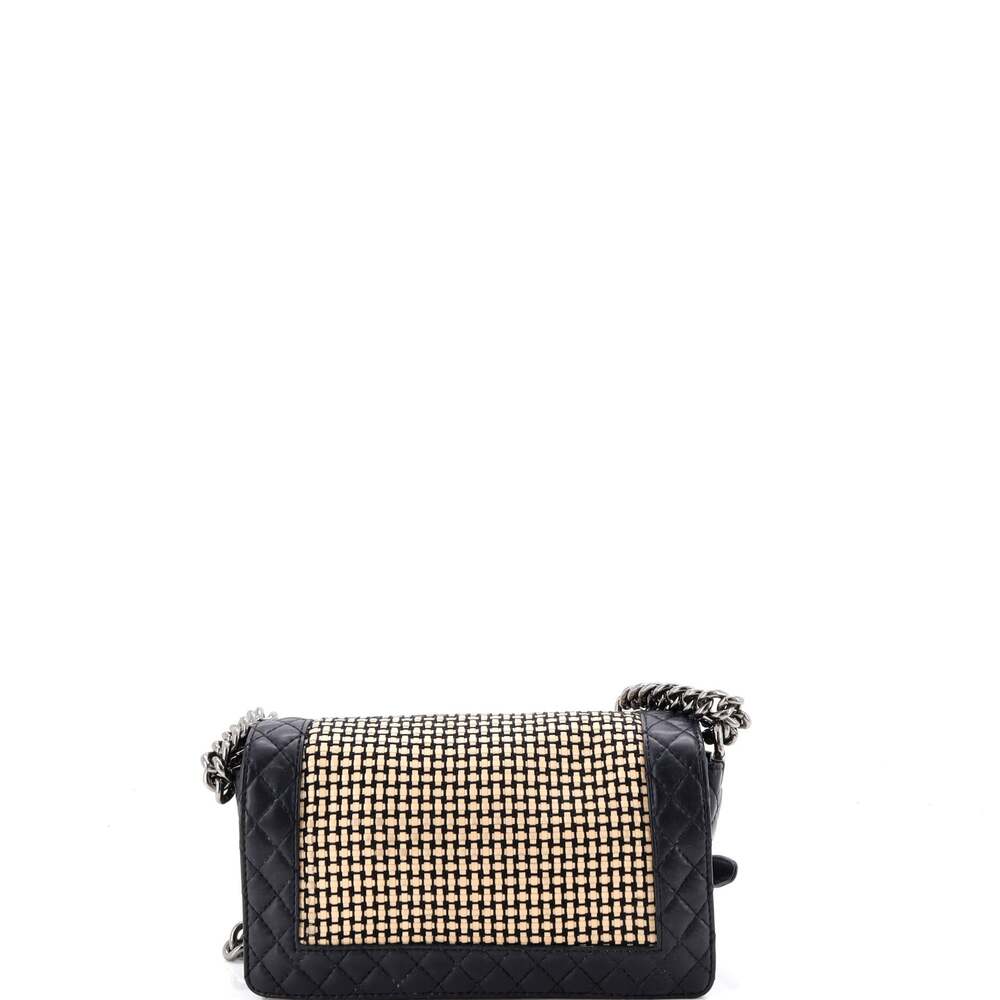 Chanel Reverso Boy Flap Bag Woven #258817C31B - Picture 3 of 7